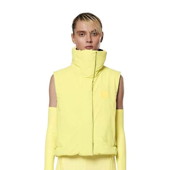 #205 NWT- RAINS Loop W Vest Straw Puffer Vest Sz: XS RET$250 GET THE SET!!
